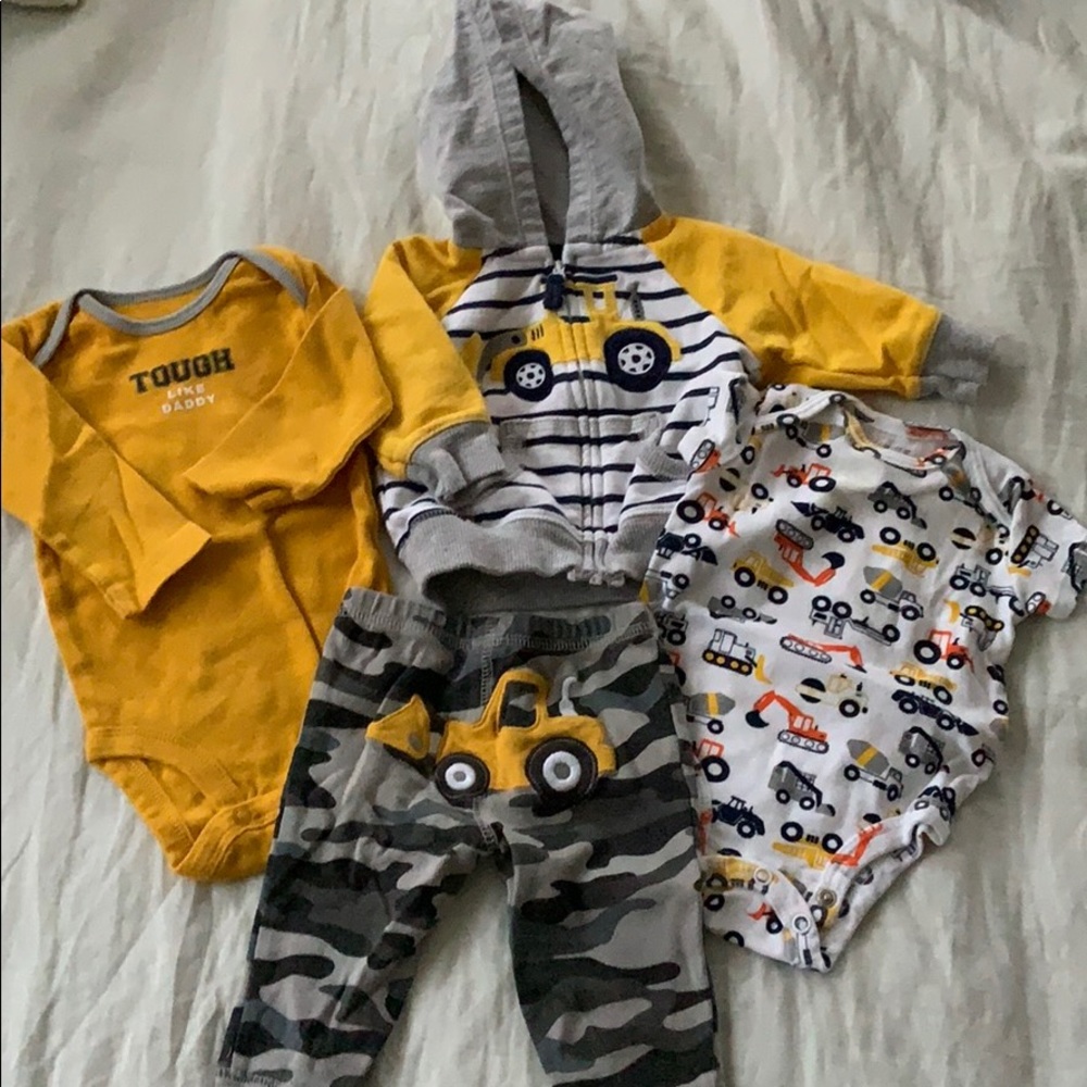 Carter’s dump truck three months under